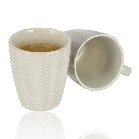 Discountershop Koffiekopjes met Oor Set – Keramische Koffiebekers 200ml – Aardewerk Koffiemokken en Theemokken – Kleine Kopjes voor Koffie, Cappuccino en Espresso Discountershop Koffiekopjes met Oor Set – Keramische Koffiebekers 200ml – Aardewerk Koffiemokken en Theemokken – Kleine Kopjes voor Koffie, Cappuccino en Espresso
