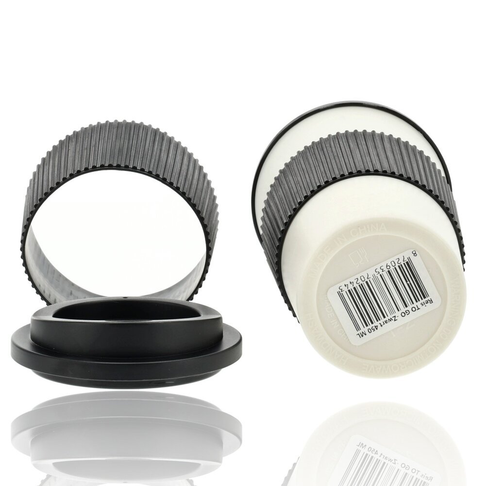 Discountershop Koffiebeker To Go 500ml – Herbruikbare Drinkbeker met Deksel – Thermosbeker – Theebeker – IJskoffie Beker – Milkshake Beker – Reisbeker