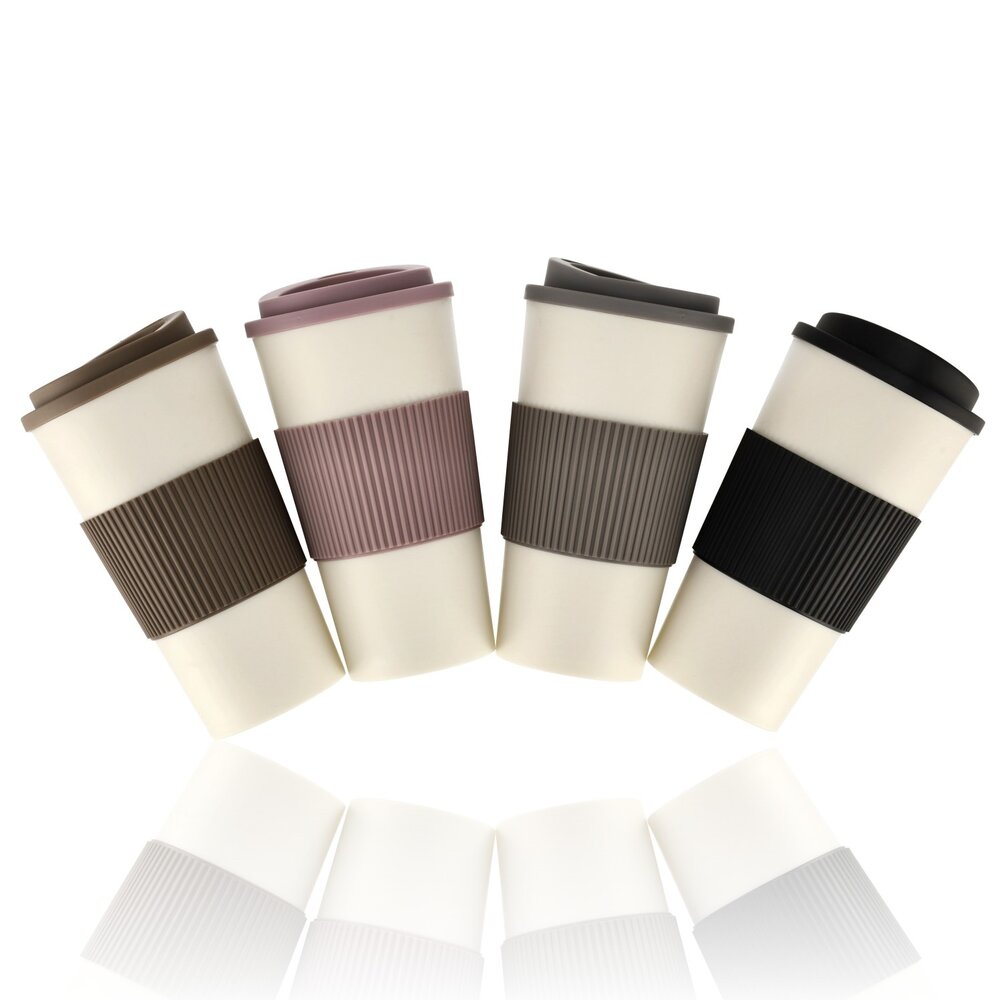 Discountershop Koffiebeker To Go 500ml – Herbruikbare Drinkbeker met Deksel – Thermosbeker – Theebeker – IJskoffie Beker – Milkshake Beker – Reisbeker