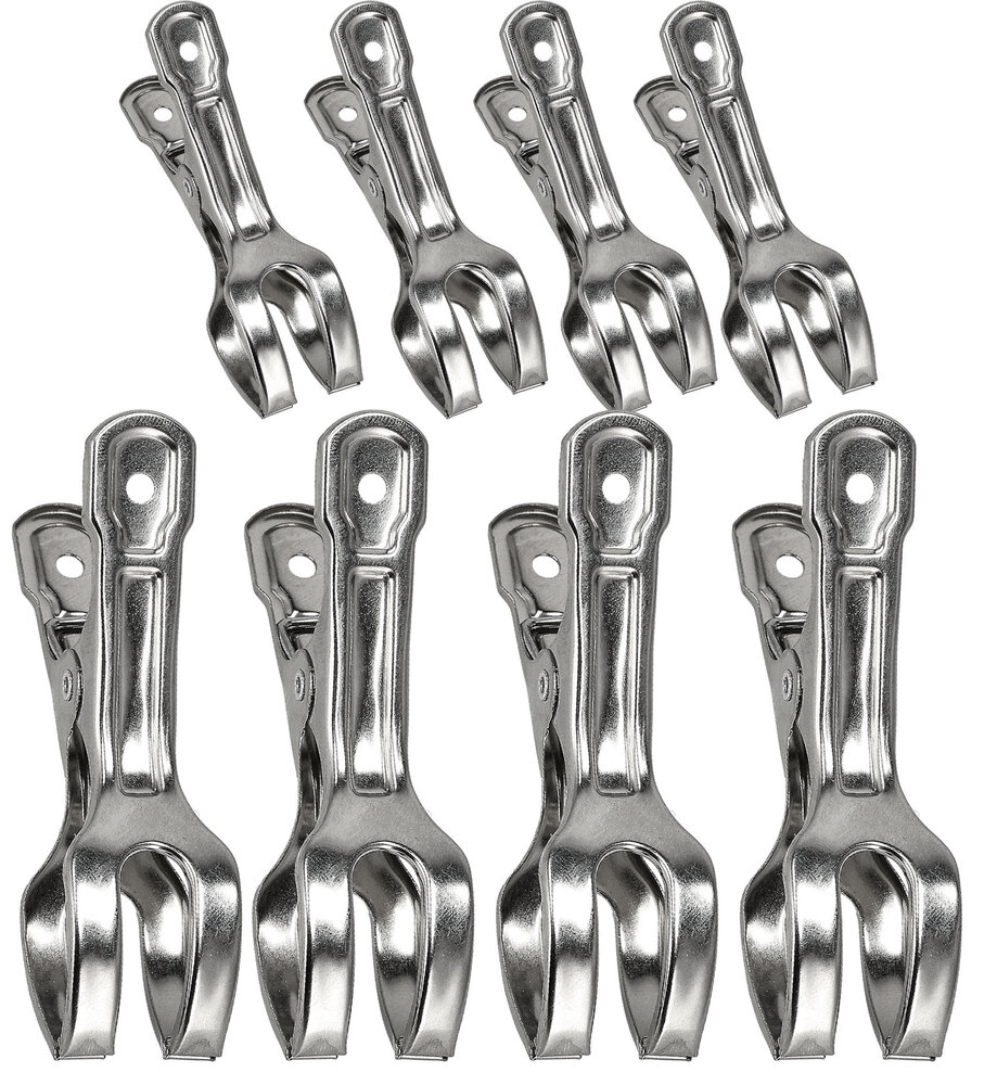 Discountershop Wasknijpers RVS 4-Stuks – Metalen Wasknijper Groot – Roestvrijstalen Papierklem en Foto Clip – Sterke Handdoek Knijpers voor Kleding, Waslijn, Wasrek en Kantoor Discountershop Wasknijpers RVS 4-Stuks – Metalen Wasknijper Groot – Roestvrijstalen Papierklem en Foto Clip – Sterke Handdoek Knijpers voor Kleding, Waslijn, Wasrek en Kantoor