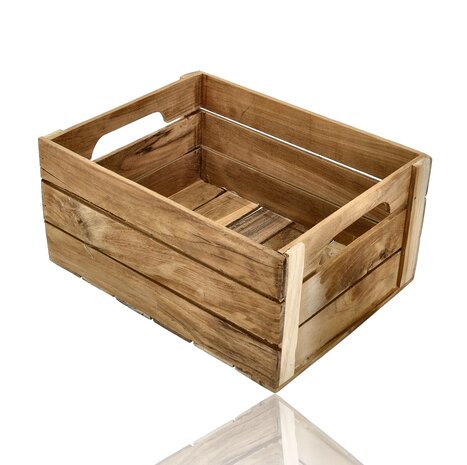 Discountershop Wooden Box Set – Wooden Boxes and Wooden Boxes for Storage Box, Fruit Boxes, Wooden Bins, Wooden Storage Chest and Storage Boxes – Perfect for Christmas Packages, Fruit Baskets or Hobby Room