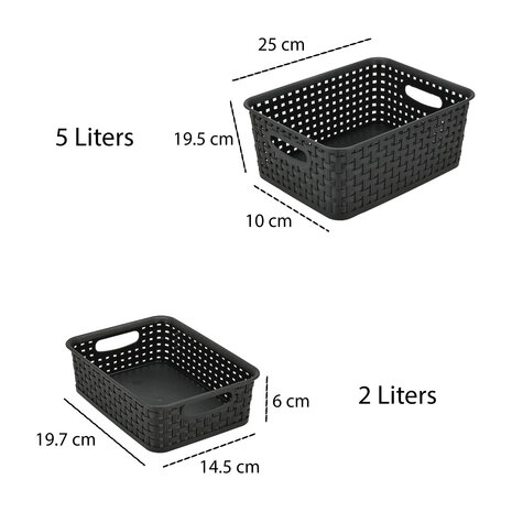 Discountershop Kitchen Cabinet & Wardrobe Storage Basket – 4-Piece Storage Box Set – Woven Storage Baskets & Bins for Organization – Wicker Toy Storage Basket Discountershop Kitchen Cabinet & Wardrobe Storage Basket – 4-Piece Storage Box Set – Woven Storage Baskets & Bins for Organization – Wicker Toy Storage Basket