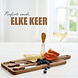 Discountershop Kaasplankje met Messen – Bamboe Kaasplank met 3 Kaasmessen – Houten Serveerplank 42×15,5×1,5 cm voor Kaas, Borrel & Tapas