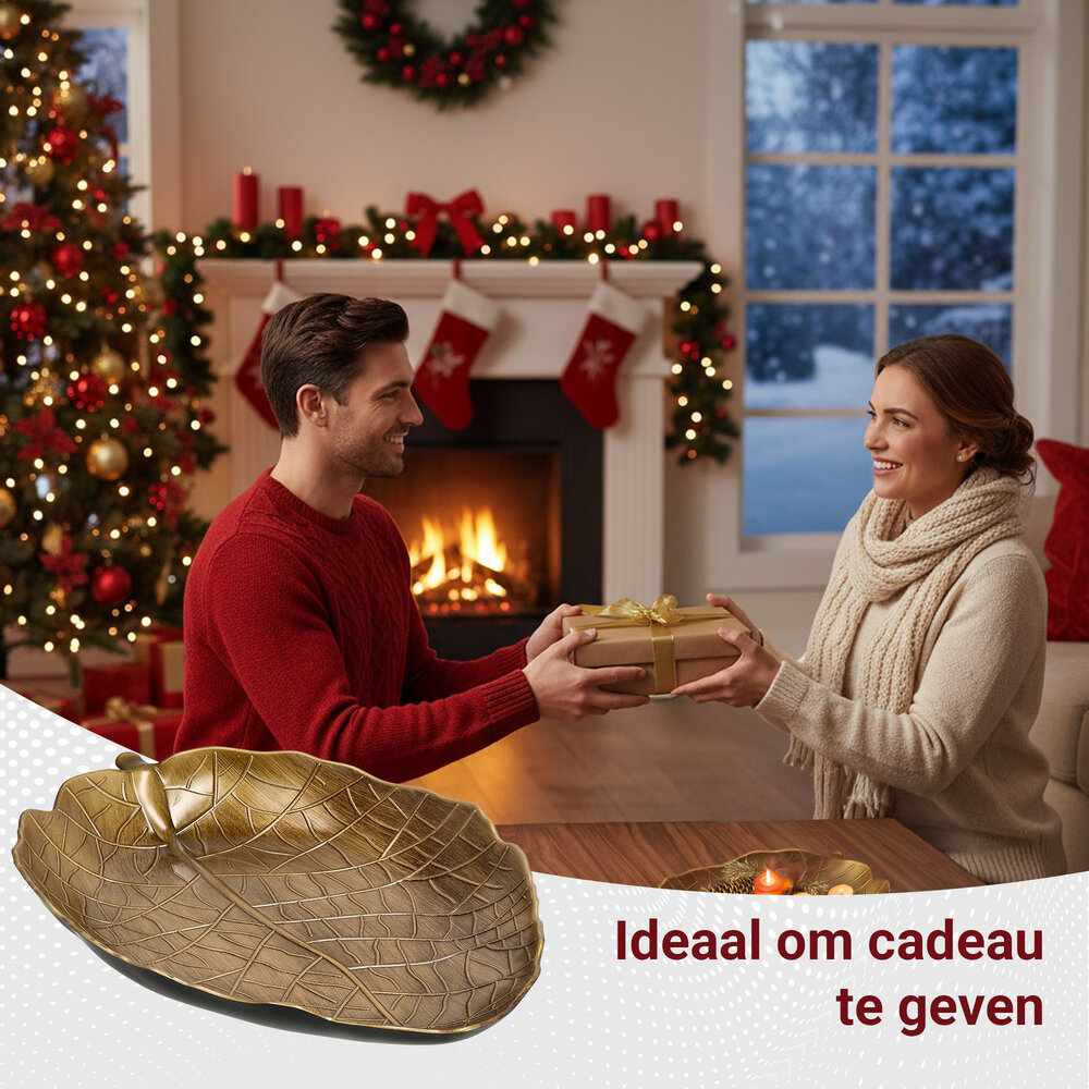 Discountershop Onderbord Kaarsenplateau – Groot Dienblad – Schaal Decoratie en Plateau voor Kaarsen – Serveerplank voor Tafeldecoratie – Decoratie Schaal en Fruitschaal