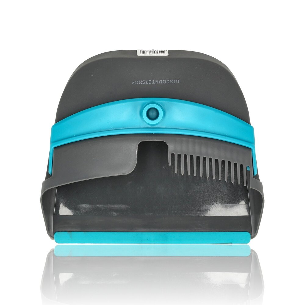 Discountershop Stoffer en Blik met Lange Steel 90 cm – Bezem & Schoonmaakset voor Binnen en Buiten