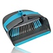 Discountershop Dustpan and Brush Set with Long Handle 90 cm – Indoor & Outdoor Broom Set