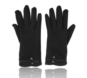 Discountershop Handschoenen Dames met Fleece Voering - S/6 - Handschoenen Dames Winter – Verwarmde Mode/Fashion Handschoenen - Zwart Discountershop Handschoenen Dames met Fleece Voering - S/6 - Handschoenen Dames Winter – Verwarmde Mode/Fashion Handschoenen - Zwart