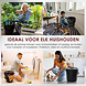 Discountershop Emmer met Deksel 14 Liter – Sterke Kunststof Emmer met Deksel en Handvaten – Zwarte Emmers Deksel Antislip – Binnen & Buiten Gebruik