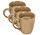 Ceramic Coffee Cup 200ml – Coffee Mug with Handle – Stoneware Coffee & Tea Mug for Espresso and Cappuccino