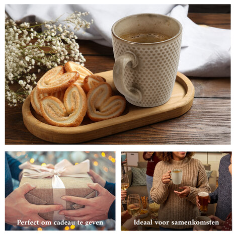 Discountershop Koffiemok met Oor 200ml van Keramiek – Klein Koffiekopje voor Espresso, Cappuccino, Koffie & Thee Discountershop Koffiemok met Oor 200ml van Keramiek – Klein Koffiekopje voor Espresso, Cappuccino, Koffie & Thee