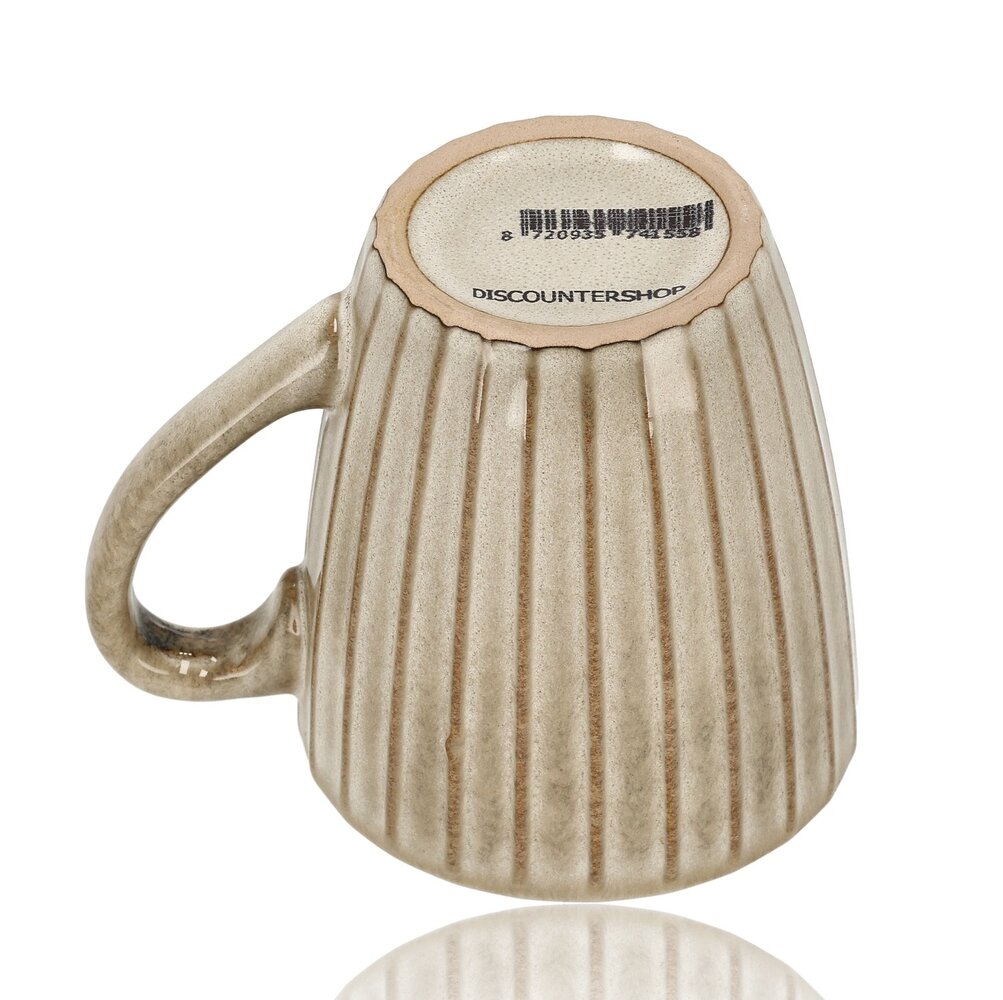 Discountershop Ceramic Coffee Mug with Handle 200ml – Stoneware Coffee Cup for Espresso & Coffee