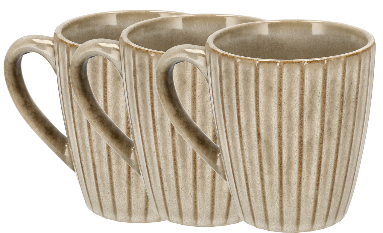 Discountershop Ceramic Coffee Mug with Handle 200ml – Stoneware Coffee Cup for Espresso & Coffee