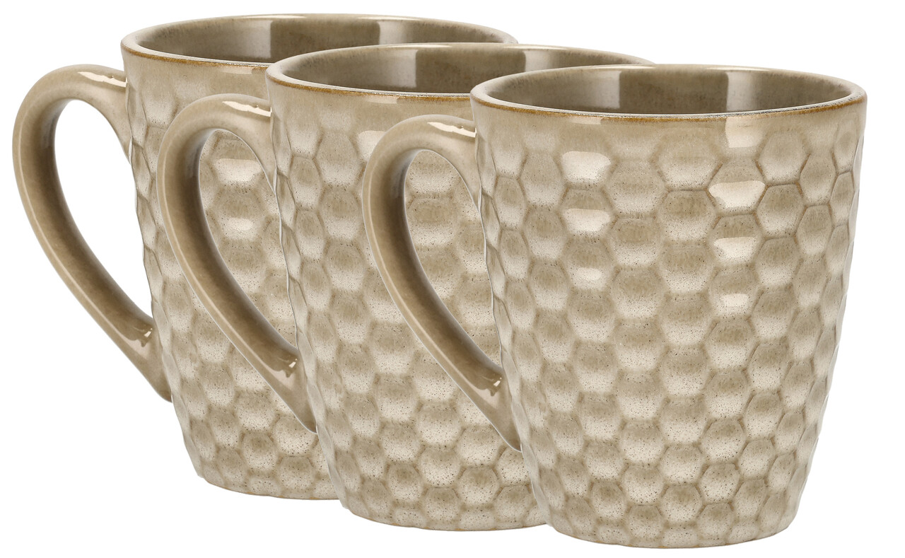 Discountershop Koffiekopje 200ml – Keramische Koffiebeker met Oor – Aardewerk Koffiemok & Theemok – Kleine Mok voor Koffie, Cappuccino & Espresso