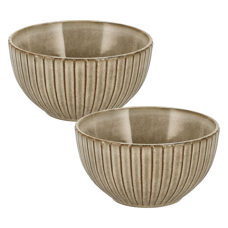 Discountershop Soepkommen Zonder Oor - Aardewerk Kommen 14 cm – Ramen Kom – Serveerkom, Slakom, Mengkom, Fruitschaal voor Soep, Noodles, Ontbijt of Salade