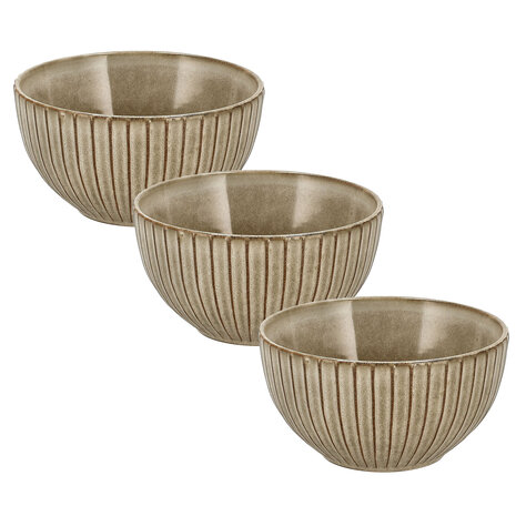 Discountershop Soepkommen Zonder Oor - Aardewerk Kommen 14 cm – Ramen Kom – Serveerkom, Slakom, Mengkom, Fruitschaal voor Soep, Noodles, Ontbijt of Salade