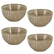 Discountershop Soup Bowls Set - Without Handle – Stoneware Bowls 14 cm – Ramen Bowl – Serving Bowl, Salad Bowl, Mixing Bowl, Fruit Bowl for Soup, Noodles, Breakfast or Salad