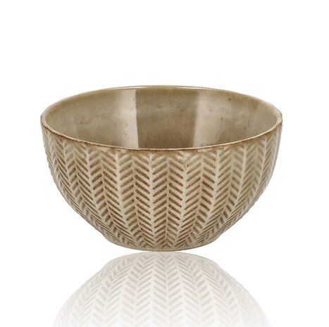 Discountershop Earthenware Soup Bowls Without Handles - Bowl Set 14 cm - Ramen Bowl - Bowls and Fruit Bowl for Soup, Noodles, Salad, Breakfast and Snacks