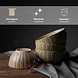 Discountershop Earthenware Soup Bowls Without Handles - Bowl Set 14 cm - Ramen Bowl - Bowls and Fruit Bowl for Soup, Noodles, Salad, Breakfast and Snacks