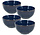 Ramen Bowl Set – Ø14 cm – Stoneware Soup Bowls Without Handle – Bowls for Soup, Noodles, Salad, Breakfast and Snacks