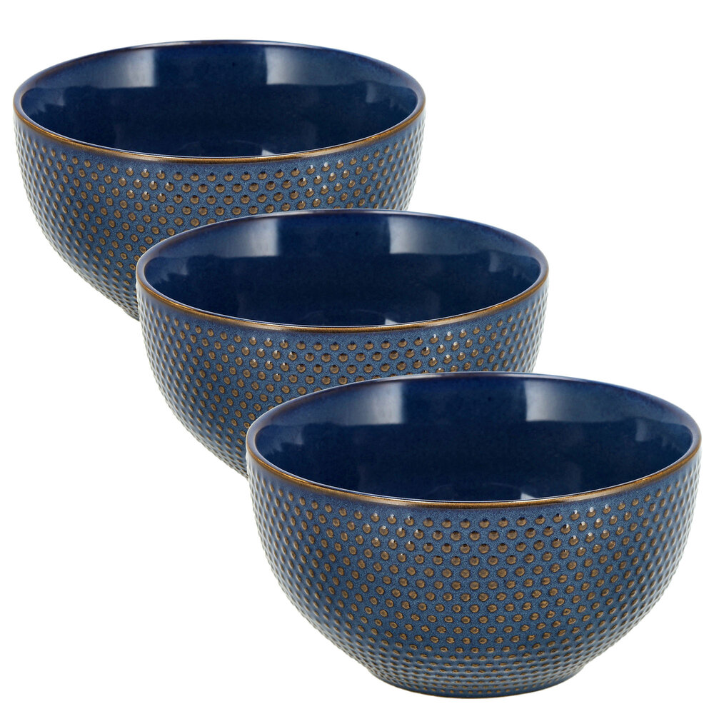 Discountershop Ramen Bowl Ø14 cm – Ceramic Soup Bowls Without Handle – Stoneware Bowls for Soup, Noodles, Breakfast and Salad – Dishwasher Safe