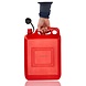 Discountershop 10 Liter Red Jerry Can – UN Approved Fuel Container for Petrol and Diesel – Plastic Fuel Tank with Long Spout and Pouring Hose – Fuel Can for Car, Boat, Camper and Garden Machinery