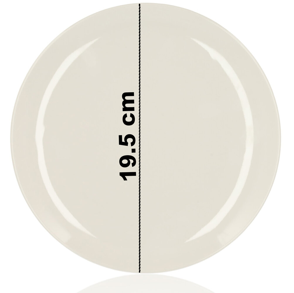 Discountershop 16-Piece White Dinnerware Set – Porcelain Dinner Set for 4 People – Complete Tableware Set with Dinner Plates, Salad Plates, Bowls and Mugs – Microwave and Dishwasher Safe