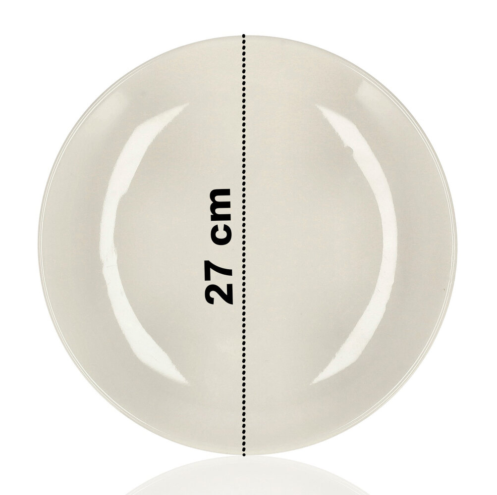 Discountershop Serviesset 16-Delig Wit – Porseleinen Servies 4-Persoons – Complete Bordenset met Dinerborden, Ontbijtborden, Kommen en Mokken – Magnetron en Vaatwasser Bestendig