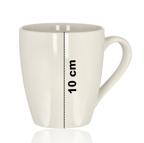 Discountershop Serviesset 16-Delig Wit – Porseleinen Servies 4-Persoons – Complete Bordenset met Dinerborden, Ontbijtborden, Kommen en Mokken – Magnetron en Vaatwasser Bestendig