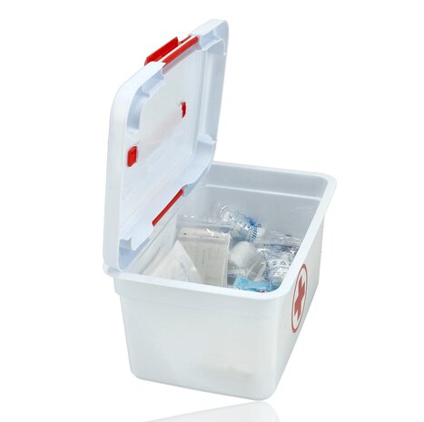 EHBO First Aid Kit 41-Piece – Complete Medical Kit with 60x80 cm Dressing, Triangular Bandage, Wound Compresses and Emergency Blanket – For Home, Car and Workplace