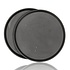 Ceramic Dinner Plates Black 26.3 cm – Dinner Plate Set with Raised Edge, Dishwasher & Microwave Safe