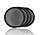 Ceramic Breakfast Plates Black Ø20 cm – Cake Plates & Dessert Plates, Dishwasher & Microwave Safe Tableware