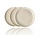 Ceramic Breakfast & Cake Plates Ø20 cm – Cream Dessert Plates, Dishwasher & Microwave Safe Kitchen Tableware