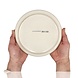 Discountershop Ceramic Breakfast & Cake Plates Ø20 cm – Cream Dessert Plates, Dishwasher & Microwave Safe Kitchen Tableware