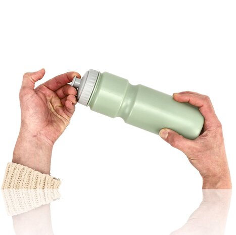 Discountershop Water Bottle 750 ml – Bike Water Bottle & Sports Bottle – BPA-Free – Suitable for Cycling and Fitness – Drinking Bottle for Training & Riding – Mint Green
