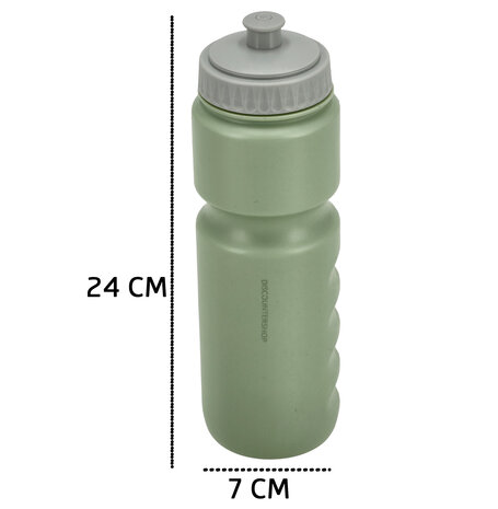 Discountershop Bidon 750 ml – Fiets Bidon en Sportfles – BPA-vrij – Geschikt voor Fietsen en Fitness – Waterfles voor Wielrennen en Training – Mintgroen