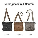 Bicky Bernard Crossbody Bag Women – Shoulder Bag with Wide Adjustable Strap, Lightweight Flat Bag with 7 Pockets and Interchangeable Straps Bicky Bernard Crossbody Bag Women – Shoulder Bag with Wide Adjustable Strap, Lightweight Flat Bag with 7 Pockets and Interchangeable Straps