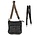 Crossbody Bag Women – Shoulder Bag with Wide Adjustable Strap, Lightweight Flat Bag with 7 Pockets and Interchangeable Straps