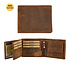 Leather Billfold Wallet Men RFID – Card Holder with Coin Pocket, Anti-Skim Wallet for Cards, Cash and Coins