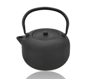 Discountershop Gietijzeren Theepot 1L met RVS Filter – Japanse Tetsubin Theepot voor Losse Thee