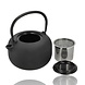 Discountershop Cast Iron Teapot 1L with Stainless Steel Infuser – Japanese Tetsubin Teapot for Loose Leaf Tea