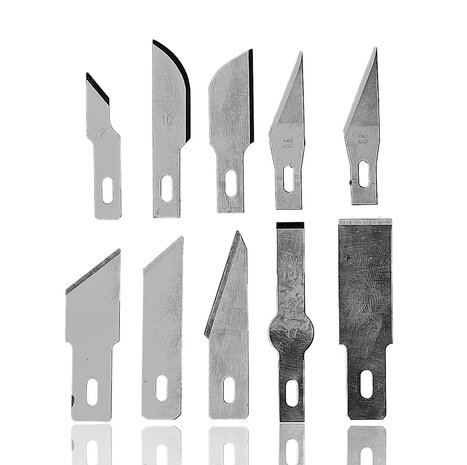 Discountershop 16-Piece Hobby Knife Set – Precision Craft Scalpel with 3 Handles & 13 Replaceable Blades for Model Making and DIY
