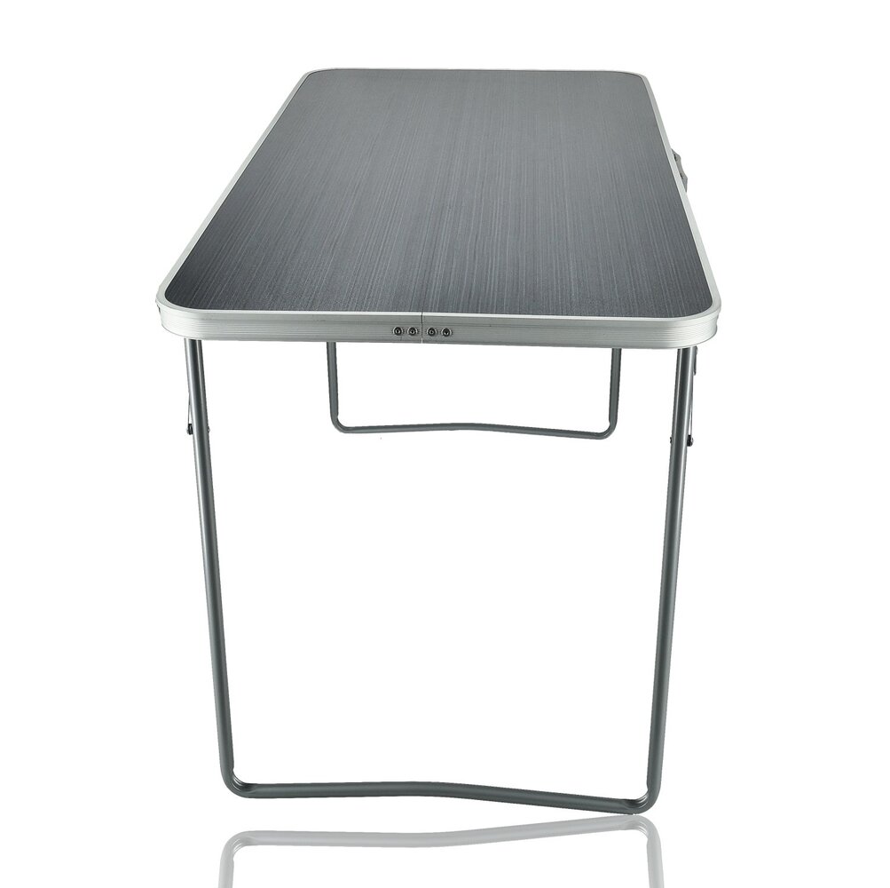 Discountershop Folding Table 120x60 cm – Portable Camping Table for Outdoor Use – Foldable Garden Table with Handle for 3-4 People