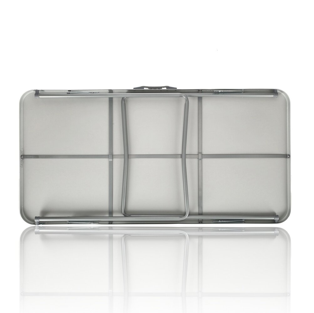 Discountershop Folding Table 120x60 cm – Portable Camping Table for Outdoor Use – Foldable Garden Table with Handle for 3-4 People