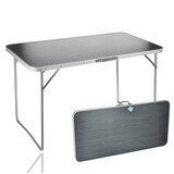 Discountershop Klaptafel 120x60 cm – Opvouwbare Campingtafel voor Buiten – Inklapbare Tuintafel met Handvat voor 3-4 Personen