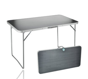 Discountershop Klaptafel 120x60 cm – Opvouwbare Campingtafel voor Buiten – Inklapbare Tuintafel met Handvat voor 3-4 Personen
