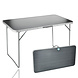 Discountershop Klaptafel 120x60 cm – Opvouwbare Campingtafel voor Buiten – Inklapbare Tuintafel met Handvat voor 3-4 Personen