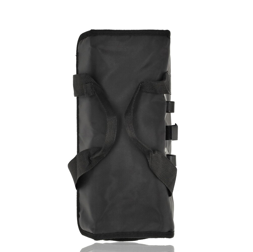 Discountershop Enkele Fietstas Zwart - 20 Liter – Pakafstas met Reflectie – Waterafstotend – Universele Bevestiging