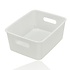 Storage Basket 6L Plastic – Kitchen Cabinet Organizer, Closet Organizer, Toy Storage Basket for Kids Room – Storage Box White