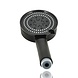 Discountershop Douchekop Zwart met Doucheslang – Handdouche 5 Straalstanden – Anti-Kalk – 150 cm Slang – Universele G1/2 Aansluiting