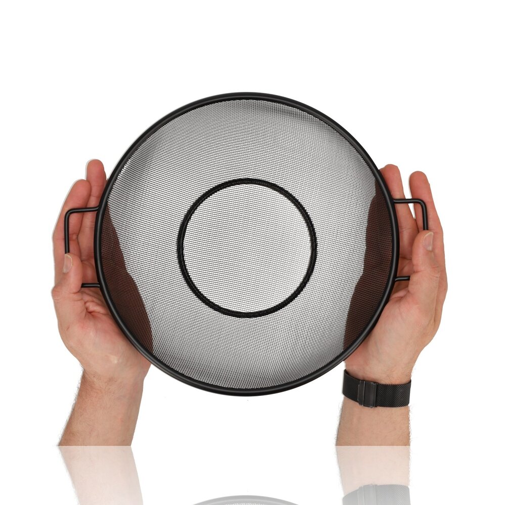 Discountershop Vergiet en Zeef - RVS Ø31cm met Handvatten + Zeef Ø13cm – Set van 2 Roestvrijstalen Keukengerei voor Pasta, Rijst, Groente & Thee Discountershop Vergiet en Zeef - RVS Ø31cm met Handvatten + Zeef Ø13cm – Set van 2 Roestvrijstalen Keukengerei voor Pasta, Rijst, Groente & Thee